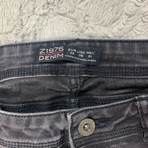Zara Z1975 faded black skinny jeans - Picture 7 of 9